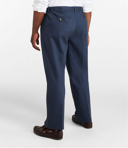 Men's Wrinkle-Free Double L® Chinos, Natural Fit, Hidden Comfort, Pleated | L.L.Bean online