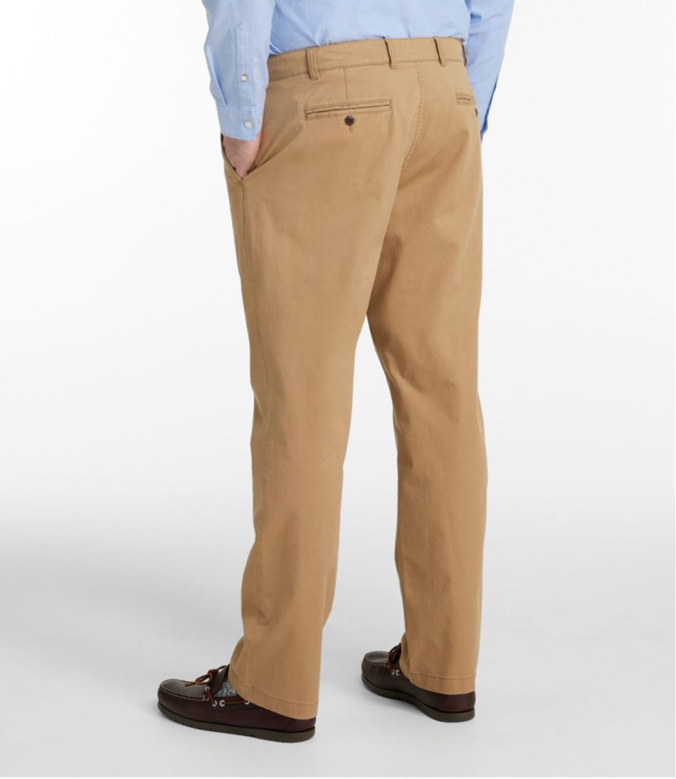 Men's Lakewashed® Stretch Khakis, Standard Athletic Fit, Tapered Leg | L.L.Bean for sale