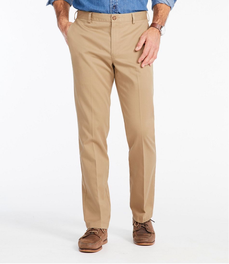Men's Wrinkle-Free Double L® Chinos, Standard Fit, Plain Front | L.L.Bean for sale