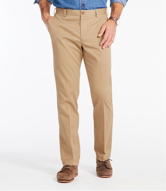 Men's Wrinkle-Free Double L® Chinos, Standard Fit, Plain Front | L.L.Bean for sale