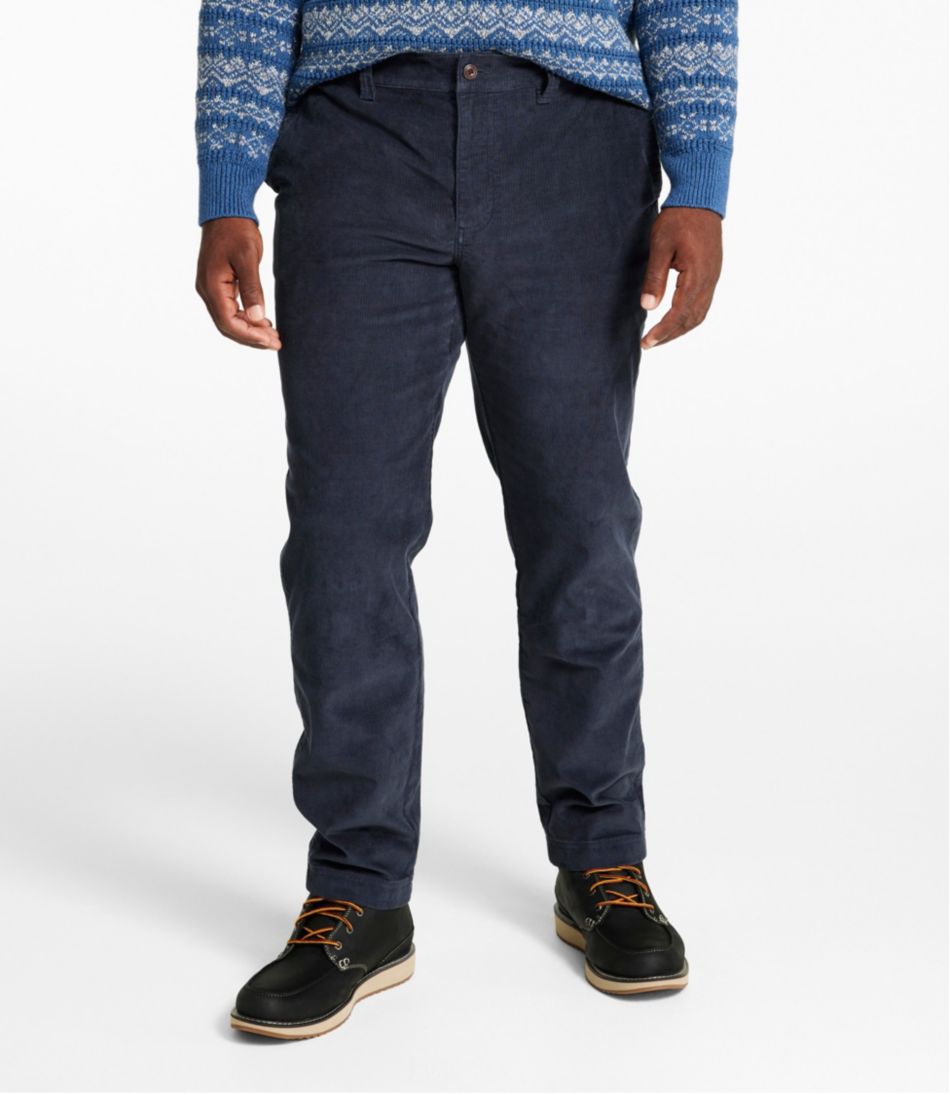 Men's BeanFlex® Corduroy Pants, Standard Fit, Straight Leg, Comfort Waist | L.L.Bean outlet