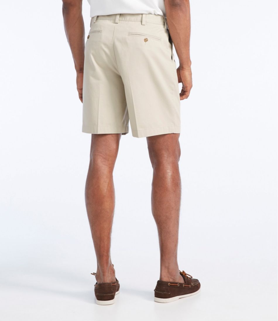 Men's Wrinkle-Free Double L® Chino Shorts, Natural Fit, Hidden Comfort Waist, 8" | L.L.Bean on sale