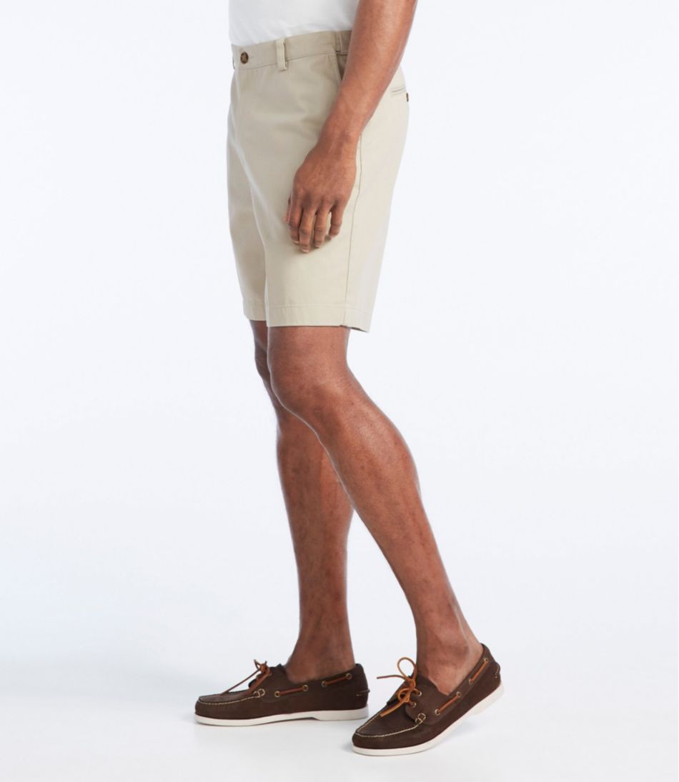 Men's Wrinkle-Free Double L® Chino Shorts, Natural Fit, Hidden Comfort Waist, 8" | L.L.Bean on sale