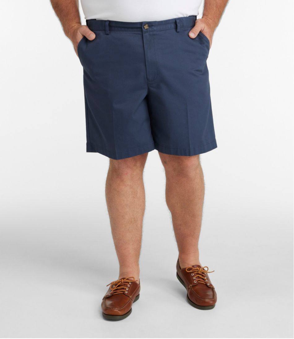 Men's Wrinkle-Free Double L® Chino Shorts, Natural Fit, Hidden Comfort Waist, 8" | L.L.Bean on sale