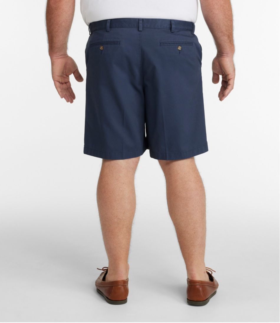 Men's Wrinkle-Free Double L® Chino Shorts, Natural Fit, Hidden Comfort Waist, 8" | L.L.Bean on sale