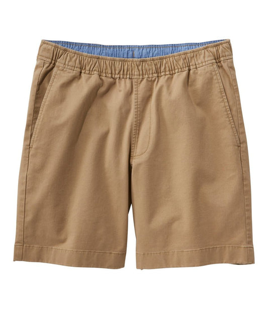 Men's Lakewashed Stretch Khaki Shorts, Pull-On, 8" | L.L.Bean sale