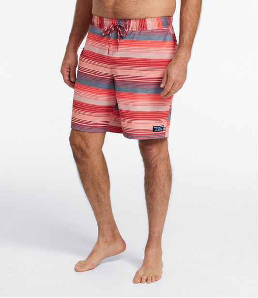 Men's Vacationland Stretch Swim Trunks, Print, 8" | L.L.Bean outlet