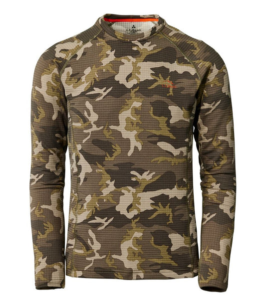 Men's L.L.Bean Heavyweight Base Layer Crew Top, Print | L.L.Bean sale