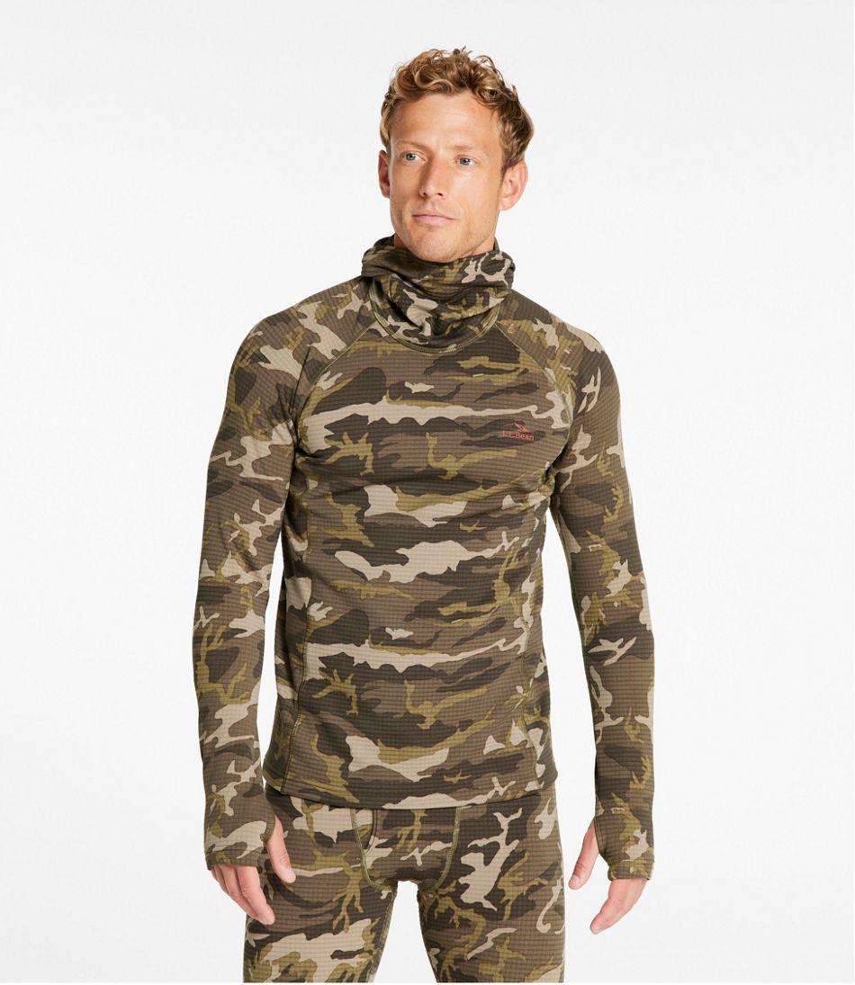 Men's L.L.Bean Heavyweight Base Layer Hoodie, Print | L.L.Bean for sale
