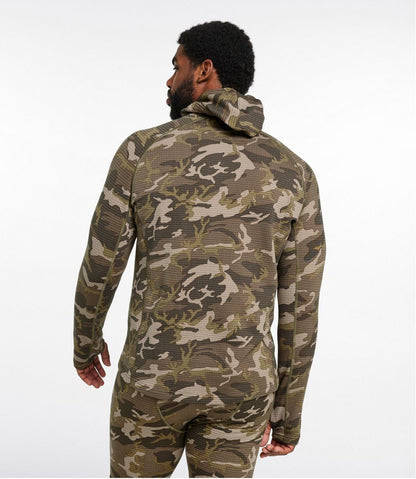 Men's L.L.Bean Heavyweight Base Layer Hoodie, Print | L.L.Bean for sale