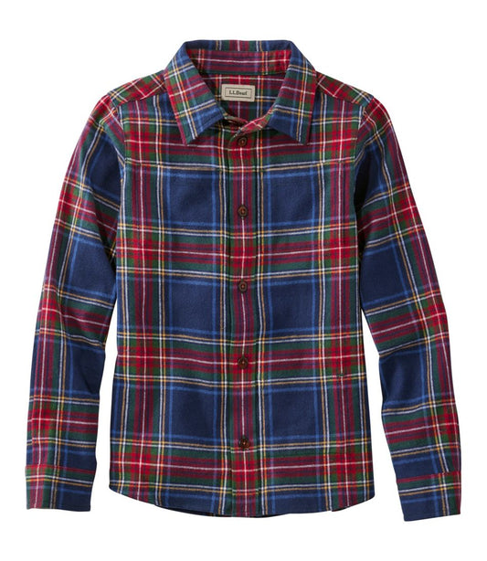Kids' Scotch Plaid Flannel Shirt | L.L.Bean outlet