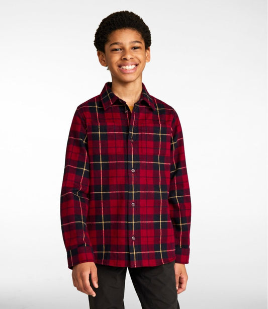 Kids' Scotch Plaid Flannel Shirt | L.L.Bean outlet