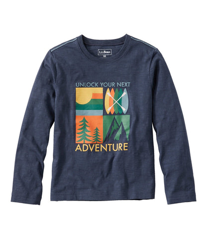 Kids' Graphic Tee, Long-Sleeve Glow-in-the-Dark | L.L.Bean near me - US 8878
