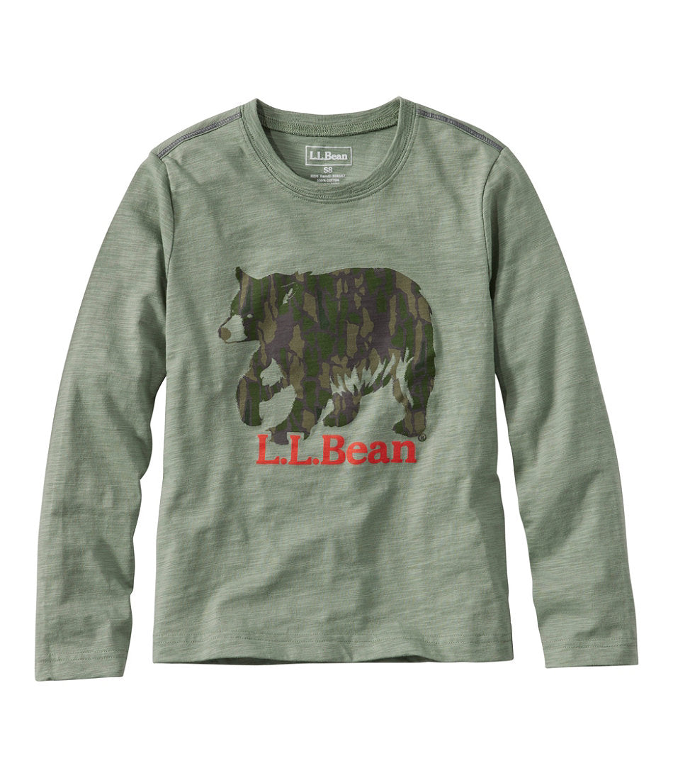 Kids' Graphic Tee, Long-Sleeve Glow-in-the-Dark | L.L.Bean near me - US 8878