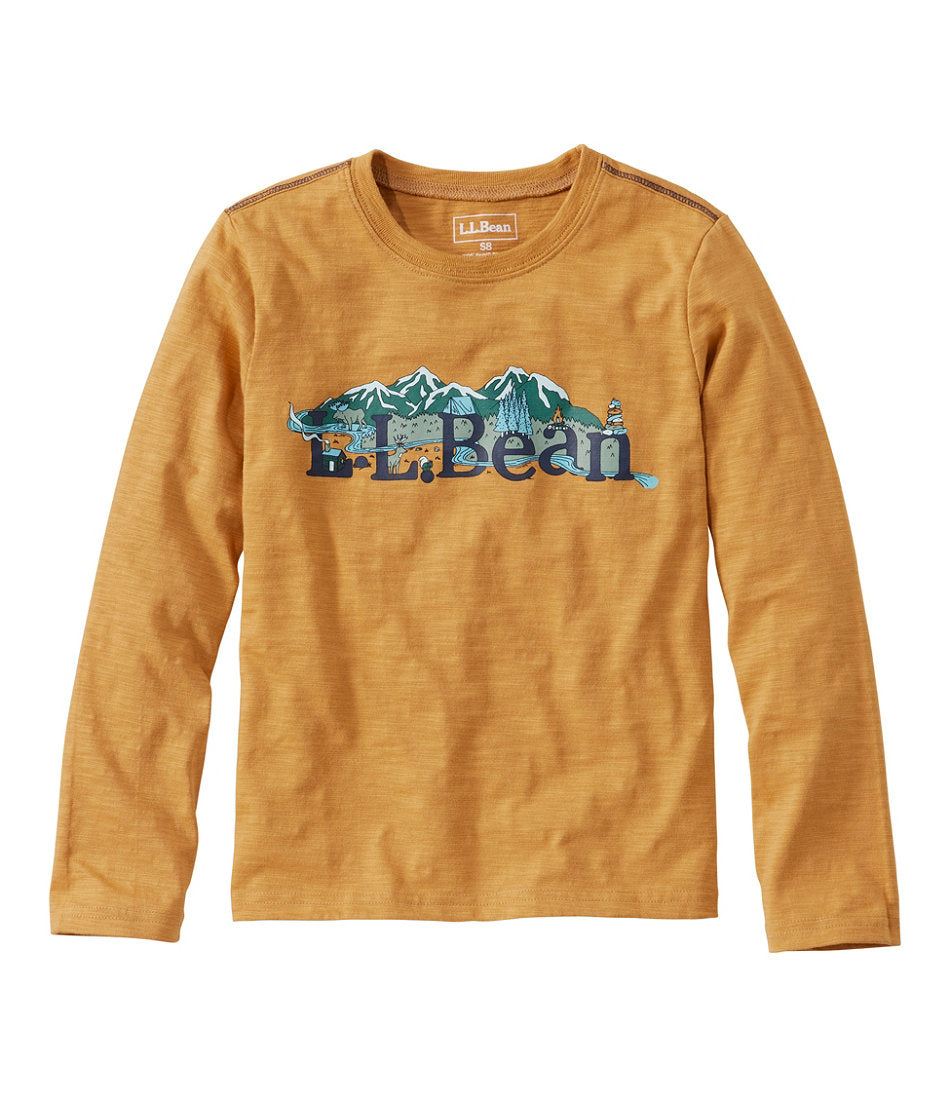 Kids' Graphic Tee, Long-Sleeve Glow-in-the-Dark | L.L.Bean near me - US 8878