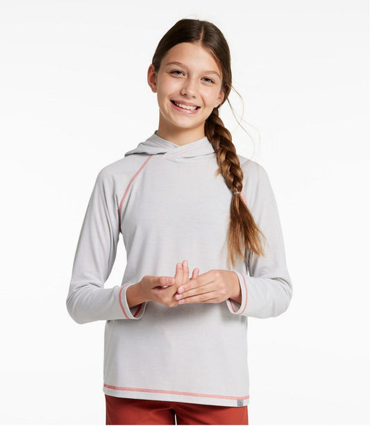 Kids' Everyday SunSmart® Hooded Tee, Long-Sleeve | L.L.Bean for sale