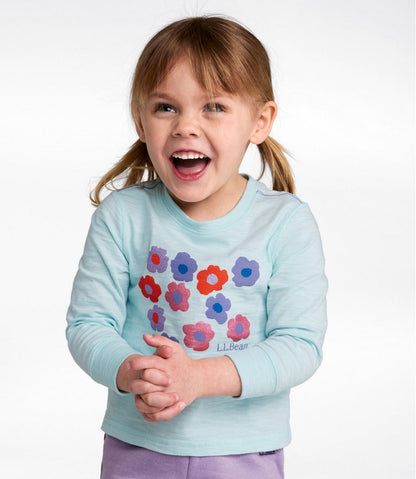 Infants' and Toddlers' Graphic Tee, Long-Sleeve Glow-in-the-Dark | L.L.Bean outlet