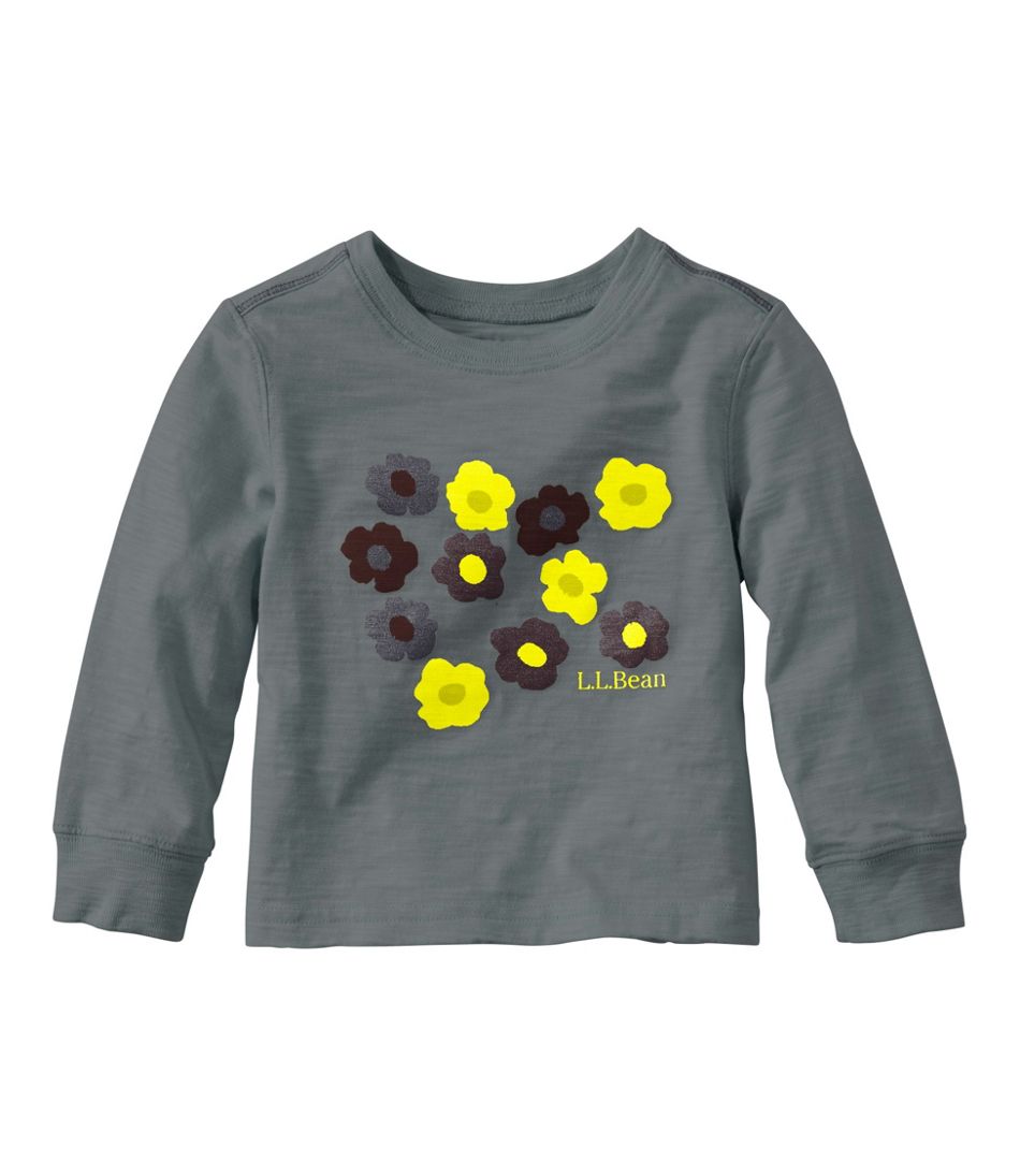 Infants' and Toddlers' Graphic Tee, Long-Sleeve Glow-in-the-Dark | L.L.Bean outlet
