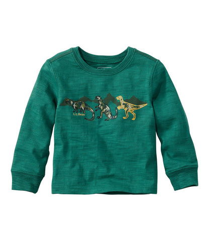 Infants' and Toddlers' Graphic Tee, Long-Sleeve Glow-in-the-Dark | L.L.Bean outlet - US 8836