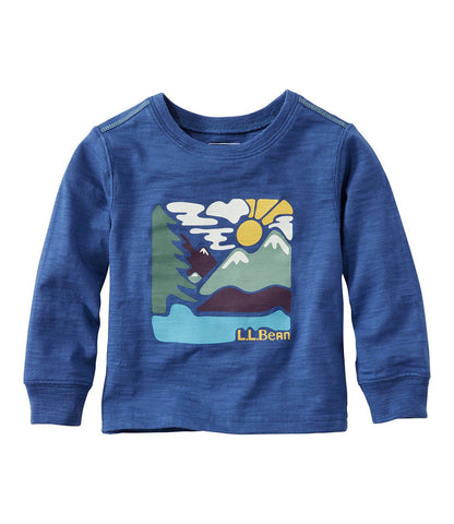 Infants' and Toddlers' Graphic Tee, Long-Sleeve Glow-in-the-Dark | L.L.Bean outlet - US 8836