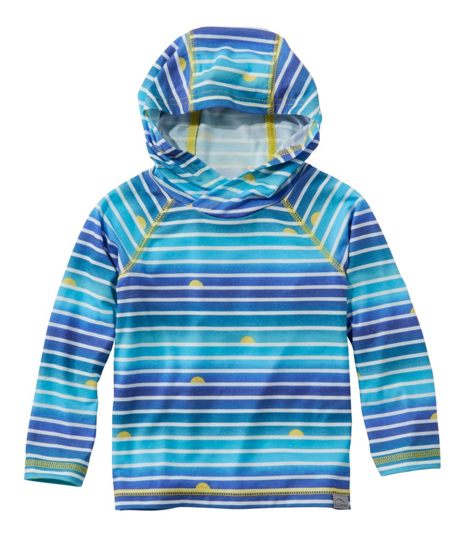 Toddlers' Everyday SunSmart® Hooded Tee, Long-Sleeve Stripe | L.L.Bean outlet