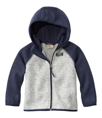 Infants' and Toddlers' L.L.Bean Sweater Fleece, Hooded Colorblock | L.L.Bean online