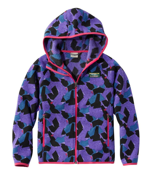 Kids' L.L.Bean Sweater Fleece, Hooded Print | L.L.Bean for sale