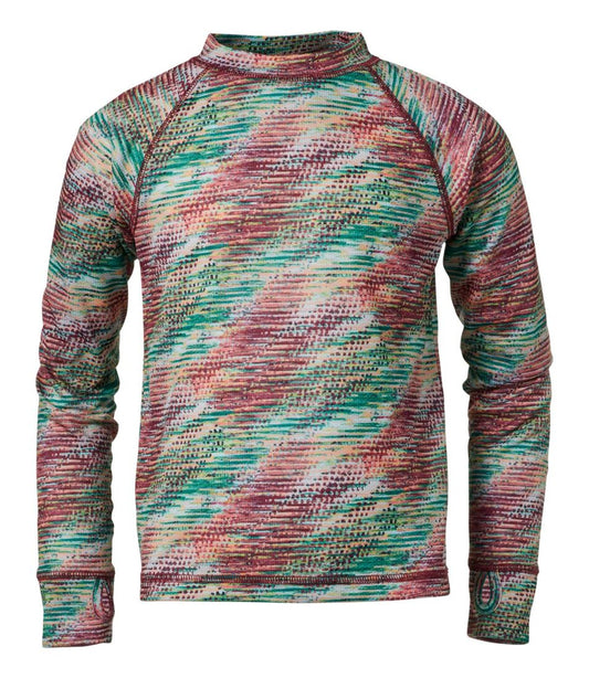 Kids' Wicked Warm Midweight Long Underwear, Top Print | L.L.Bean outlet