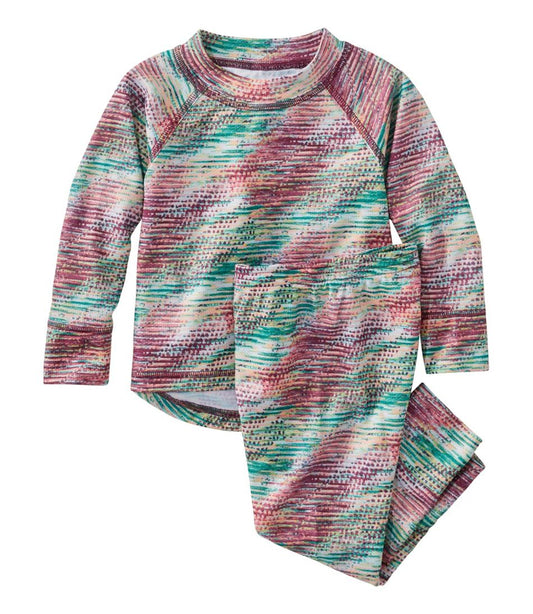 Toddlers' Wicked Warm Midweight Underwear Set, Print | L.L.Bean for sale