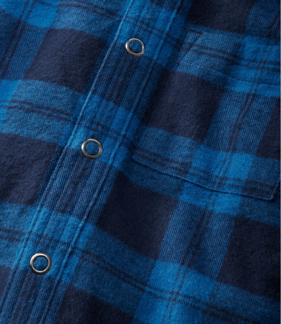 Toddlers' Fleece-Lined Flannel Shirt, Hooded | L.L.Bean outlet