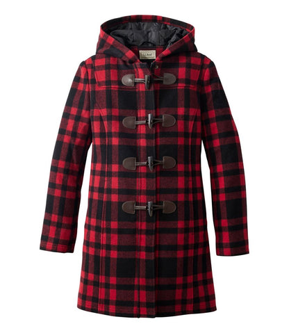 Women's Classic Lambswool Duffel Coat, Pattern | L.L.Bean sale