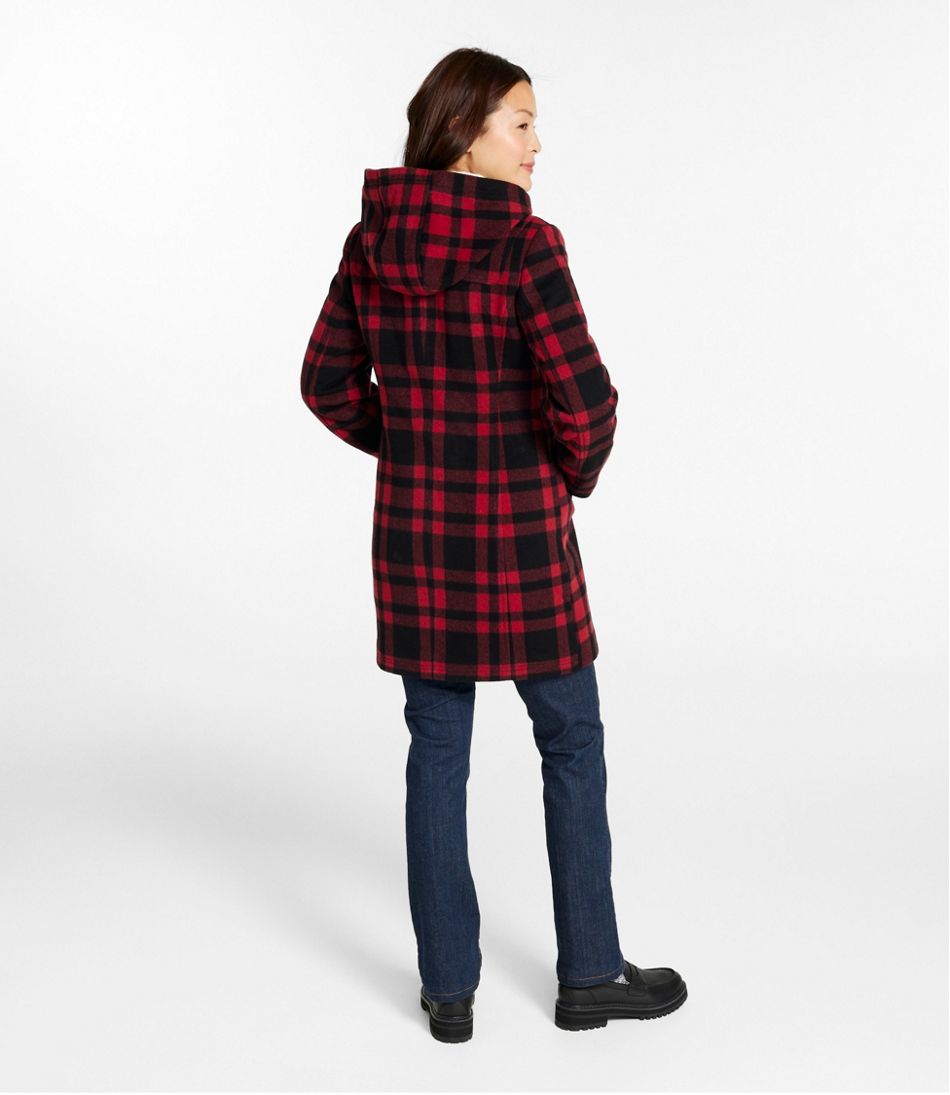 Women's Classic Lambswool Duffel Coat, Pattern | L.L.Bean sale