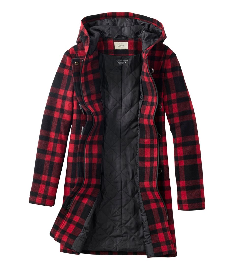 Women's Classic Lambswool Duffel Coat, Pattern | L.L.Bean sale