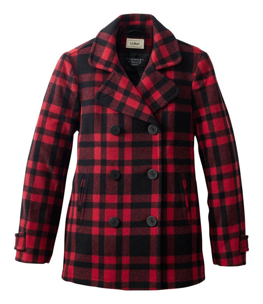 Women's Classic Lambswool Peacoat, Pattern | L.L.Bean near me