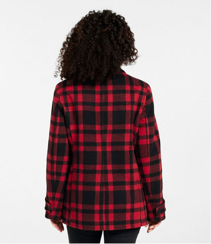 Women's Classic Lambswool Peacoat, Pattern | L.L.Bean near me