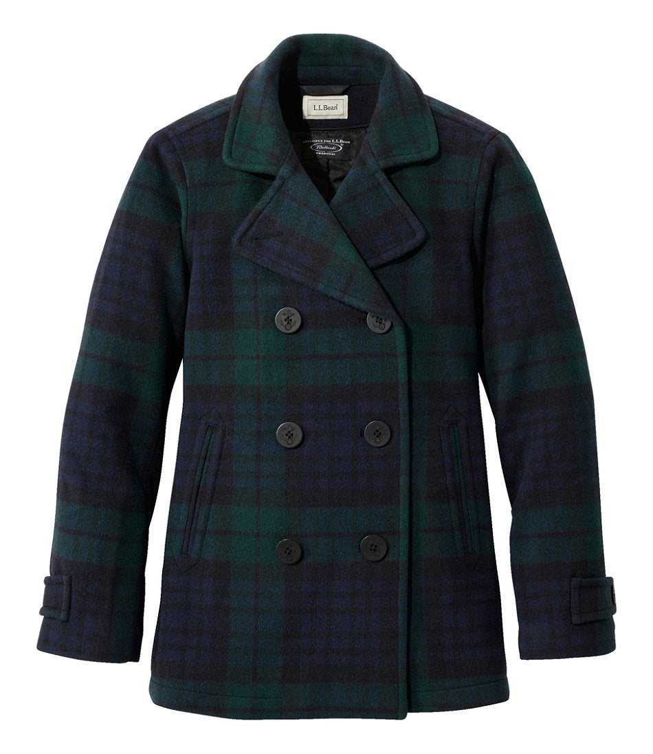 Women's Classic Lambswool Peacoat, Pattern | L.L.Bean near me - US 6915