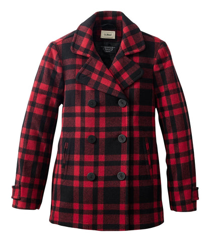 Women's Classic Lambswool Peacoat, Pattern | L.L.Bean near me - US 6915