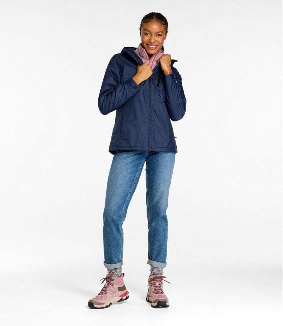 Women's Trail Model Rain Jacket, Fleece-Lined | L.L.Bean discount