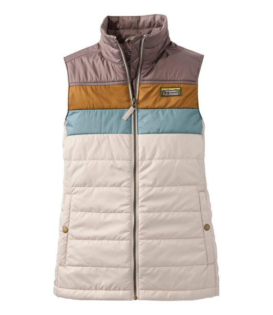 Women's Mountain Classic Puffer Vest, Colorblock | L.L.Bean sale