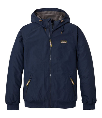 Men's Insulated 3-Season Bomber Hooded Jacket | L.L.Bean outlet