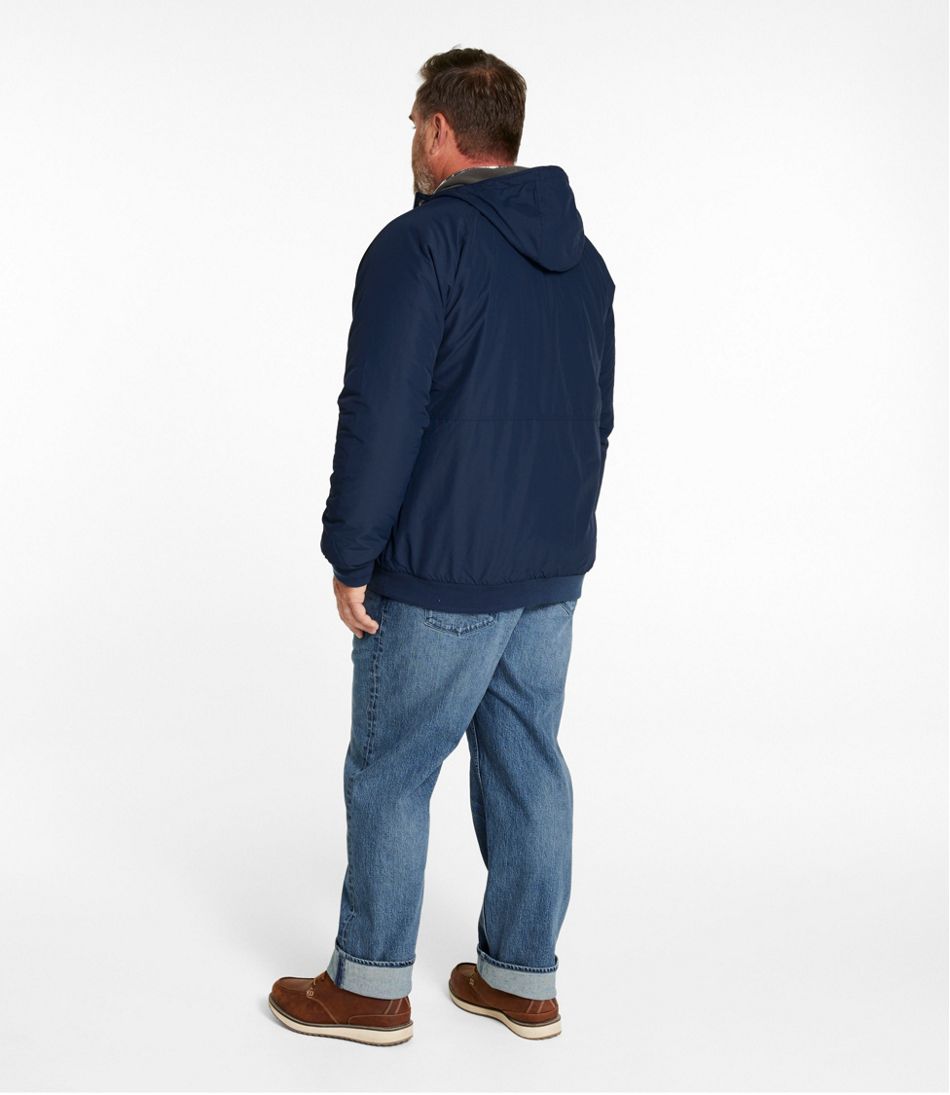 Men's Insulated 3-Season Bomber Hooded Jacket | L.L.Bean outlet