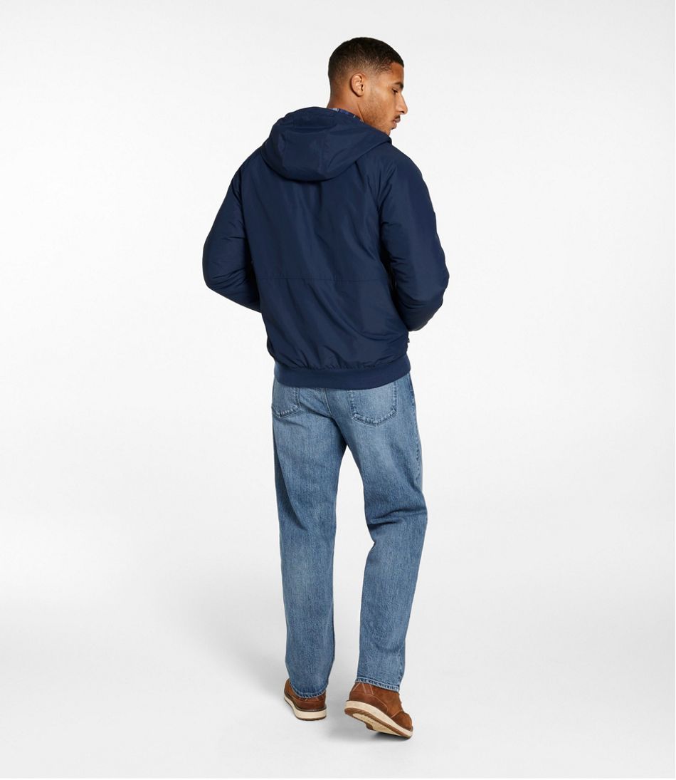 Men's Insulated 3-Season Bomber Hooded Jacket | L.L.Bean outlet
