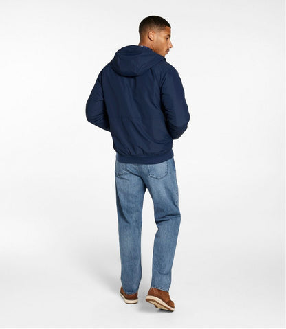 Men's Insulated 3-Season Bomber Hooded Jacket | L.L.Bean outlet