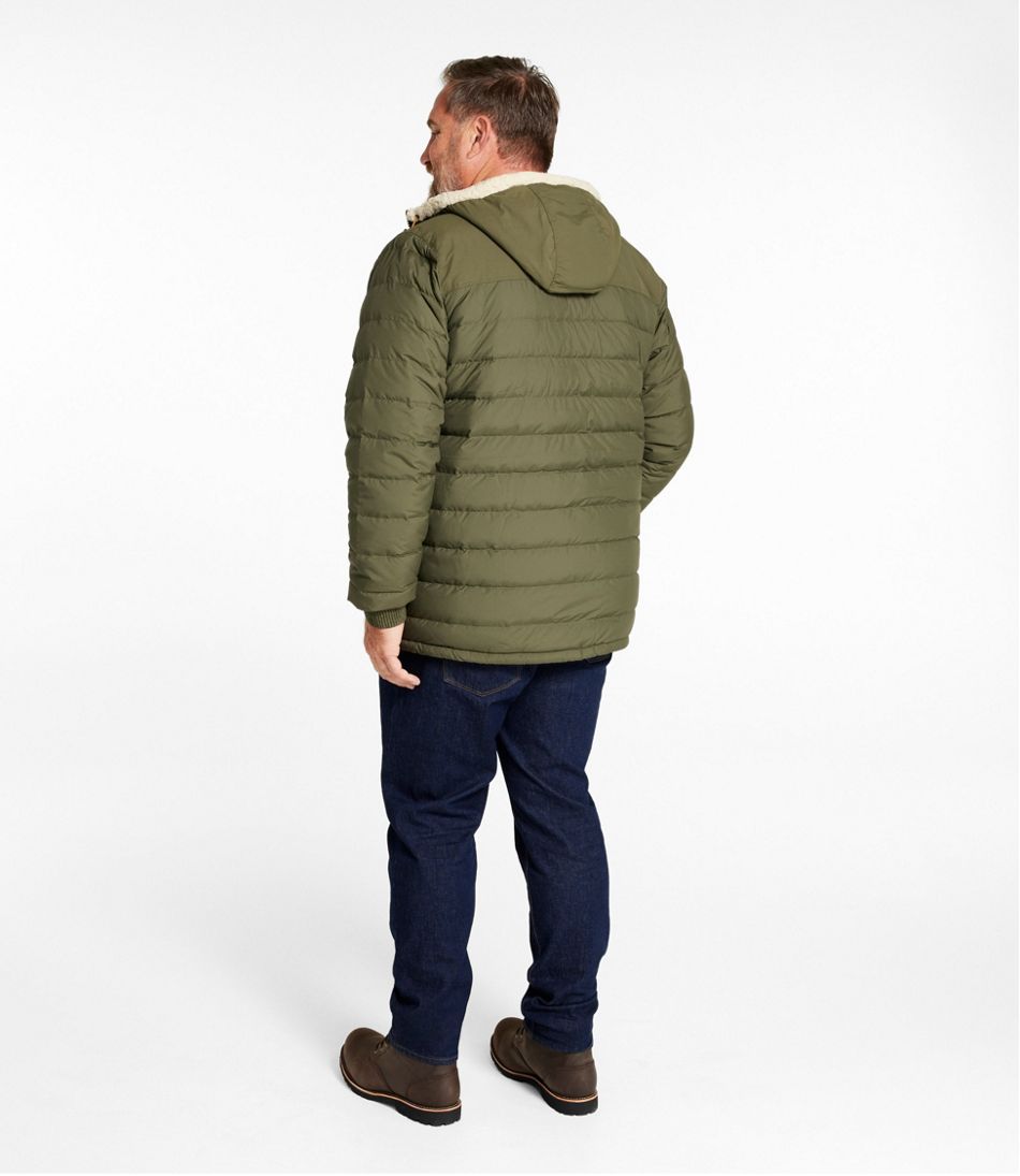 Men's Mountain Classic Down Hooded Jacket, Sherpa-Lined | L.L.Bean on sale