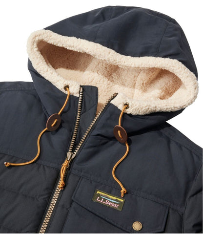 Men's Mountain Classic Down Hooded Jacket, Sherpa-Lined | L.L.Bean on sale
