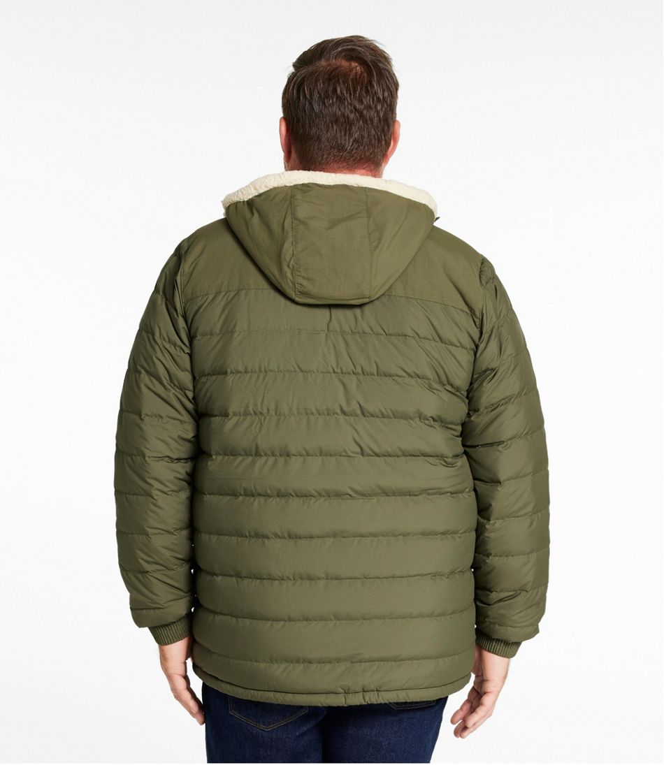 Men's Mountain Classic Down Hooded Jacket, Sherpa-Lined | L.L.Bean on sale