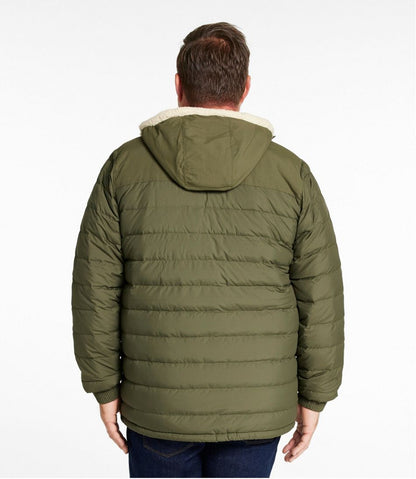 Men's Mountain Classic Down Hooded Jacket, Sherpa-Lined | L.L.Bean on sale