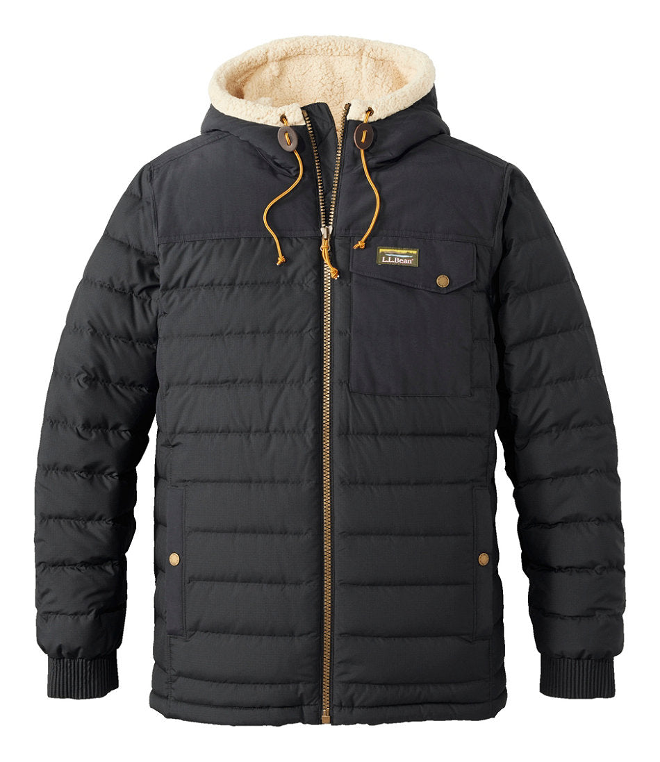 Men's Mountain Classic Down Hooded Jacket, Sherpa-Lined | L.L.Bean on sale - US 2372
