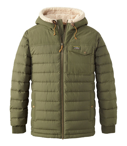 Men's Mountain Classic Down Hooded Jacket, Sherpa-Lined | L.L.Bean on sale - US 2372