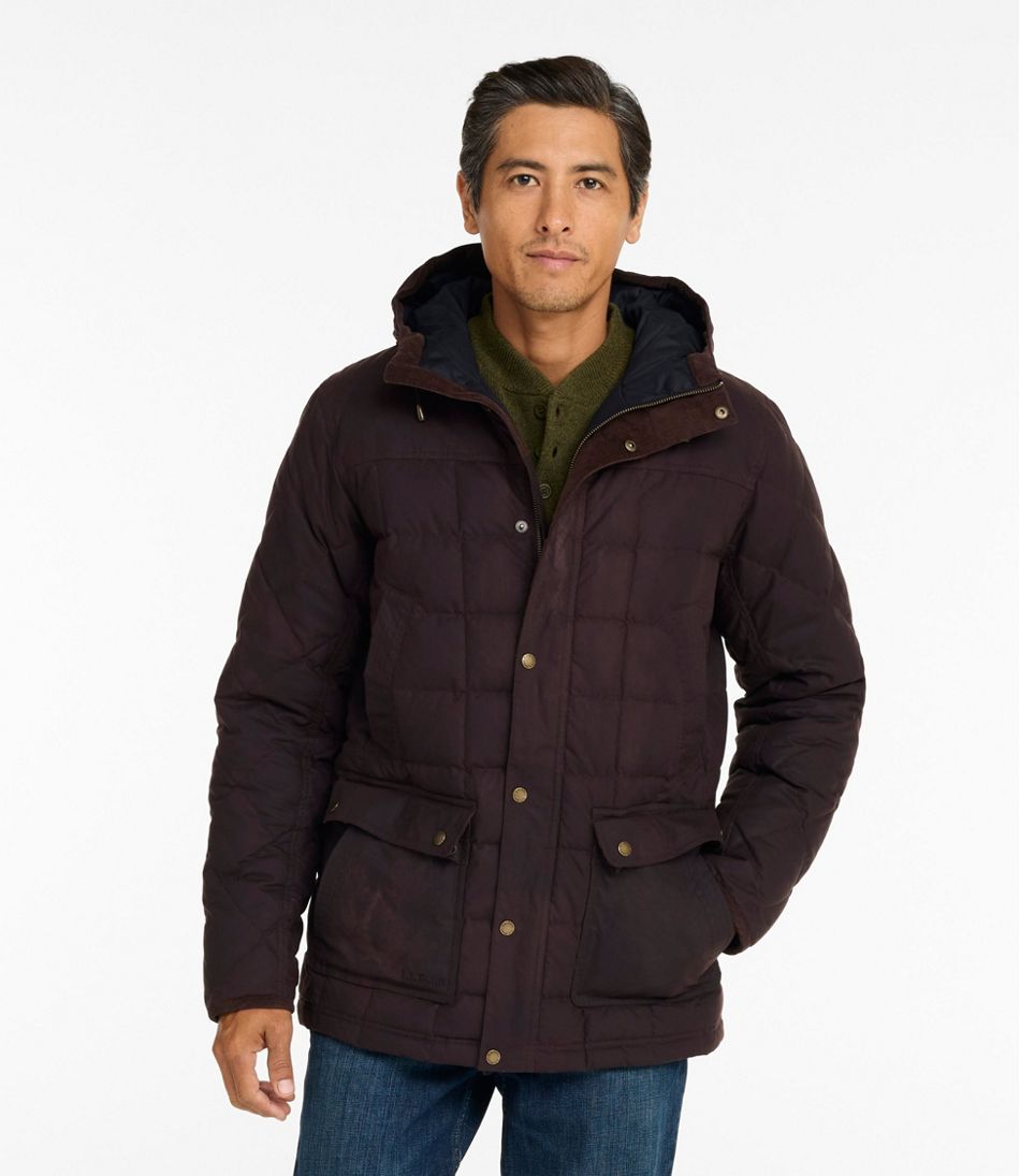 Men's Upcountry Waxed Down Hooded Jacket | L.L.Bean near me